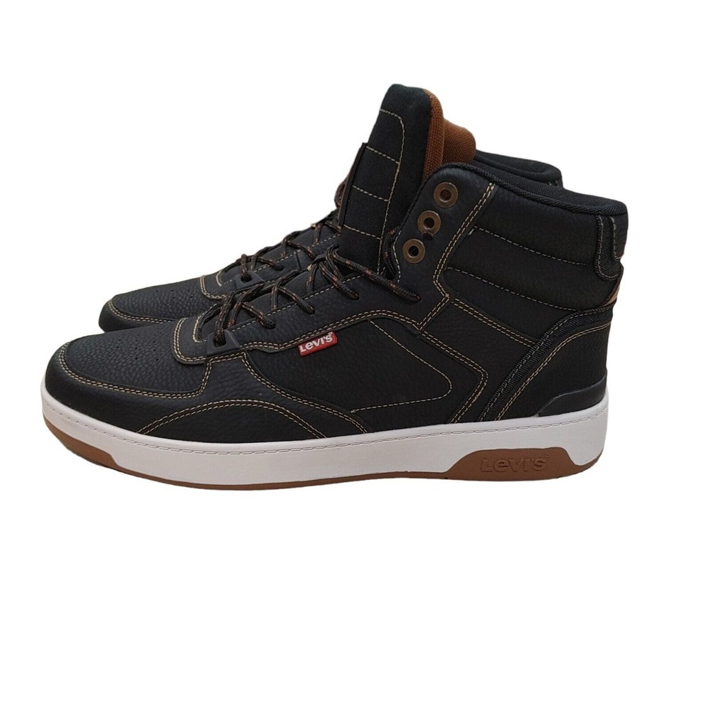 Levi's 521 Mod HI Oberyn 519712-41A1 Mens Black / Tan Lifestyle Sneakers Shoes